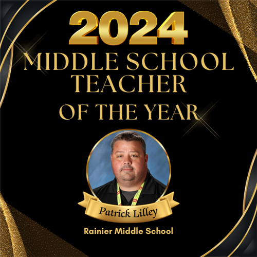 Patrick Lilley, Middle School Teacher of the Year